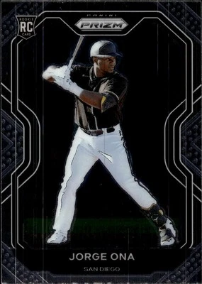 2021 Panini Prizm #209 Jorge Ona San Diego Padres Rookie - Image 1 of 2
