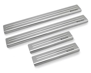Steel Door Sill Protector for Audi A4 8W Saloon/Estate 2017- - Picture 1 of 5