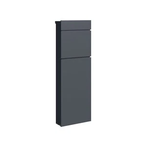 Briefkasten Standbriefkasten Design Postkasten AACHEN 115cm anthrazit 2. WAHL - Bild 1 von 7