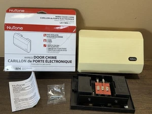 NuTone Campanello decorativo per porta con filo 2 toni LA11WH - Foto 1 di 12