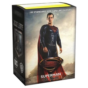 Dragon Shield: Matte Art Card Sleeves, 100 Piece - Justice League, Superman - Ar - Picture 1 of 2