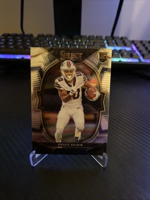 2022 Select Football Khalil Shakir Concourse Level #99 RC Rookie Buffalo Bills - Image 1 of 2