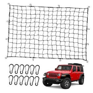 Red de carga 4'x 6' para camioneta pickup plataforma se extiende a 8'x 12', pequeña 4" x 4" - Imagen 1 de 7