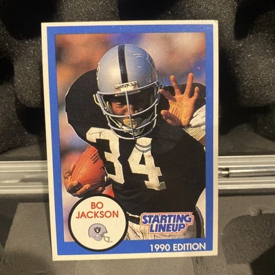 1990 Kenner Starting Lineup Cards Bo Jackson VG + - Image 1 of 3