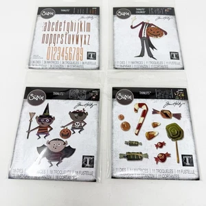 Sizzix Thinlits Tim Holtz Halloween Bundle Trick or Treaters Kürbiskopf NEU - Bild 1 von 11