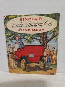Sinclair Early American Stamp Album,Overland,Cadillac,1949 Anti-Rust Gasoline - Imagen 1 de 6