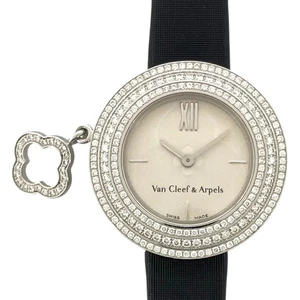 Van Cleef & Arpels Charm Mini Watch 3575164 K18WG Quartz Ladies #Okw092 - Picture 1 of 12