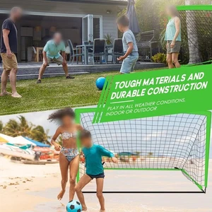 Complete Soccer Goals for Youth Training with Heavy Duty Ground Stakes - Picture 1 of 20
