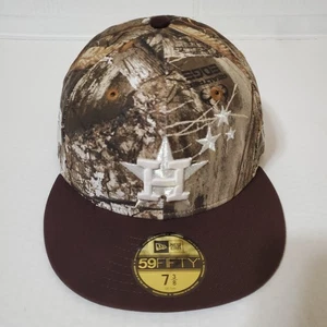 Houston Astros Fitted Size 7 3/8 🦉La Lechuza🦉 GITD Exclusive 59Fifty Realtree - Picture 1 of 11
