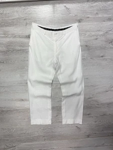 Polo Ralph Lauren Black Label White Linen Pants Men's Trousers Size 32 - Picture 1 of 15