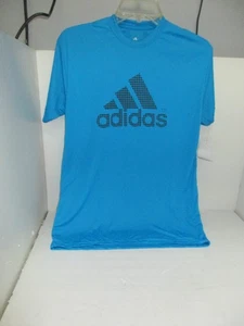 Herren Adidas Kurzarm T-Shirt Türkis/Schwarz Gr. Small Neu!!! - Bild 1 von 2
