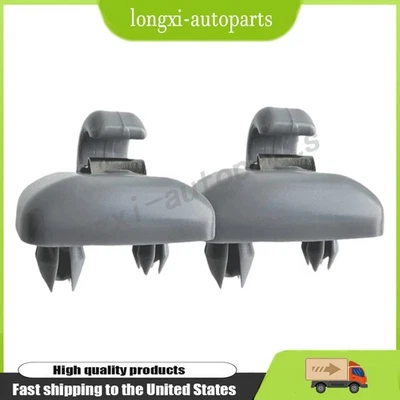2PCS 8U0857562A Sun Visor Gray Clip Holder Hook for Audi A3 S3 A4 S4 A5 S5 Q3 Q5 Foto 1 de 4