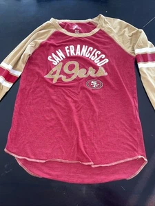 Preowned Women’s GIII 4 Her San Francisco 49ers Long Sleeve Shirt Size S - Picture 1 of 8