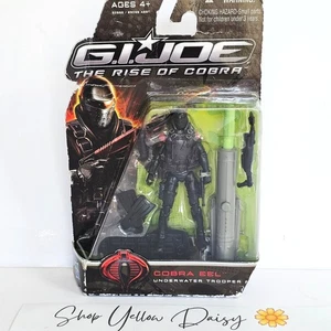 GI JOE Cobra EEL Underwater Trooper Action Figure Rise of Cobra NIB Hasbro 1199 - Picture 1 of 3