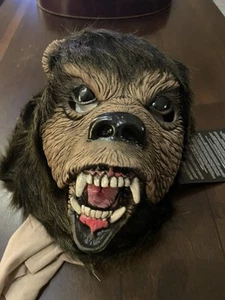 Adult Zagone Studios Hand Made “Butkus Bear” Moving Mouth Mask - Picture 1 of 4