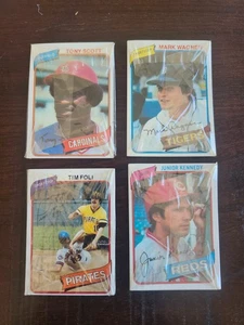 4 1980 Topps Baseball Unopened Cello Packs – Mrs. Butterworth’s – Rickey RC? - Picture 1 of 2