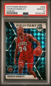 2019-20 Panini Mosaic Charles Barkley Genesis Case Hit PSA 10 Gem Mint #282 - Picture 1 of 2