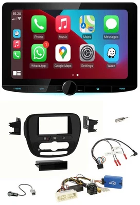 Kenwood Lenkrad USB DAB Bluetooth Autoradio für Kia Soul 2016-2019 Navi schwarz - Bild 1 von 4