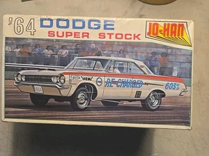 Vintage Jo-Han 1964 Dodge Super Stock Drag 1/25 Model Kit #GC-2864  - Bild 1 von 9