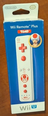 Nintendo Wii Motion Plus Remote Limited Edition Toad Wii U New Sealed USA - Image 1 of 3