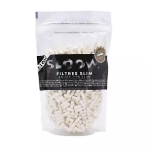 SLOOW 1000 x Papier Slim Filter 6mm Eindrehfilter Zigarettenfilter Drehfilter - Bild 1 von 1