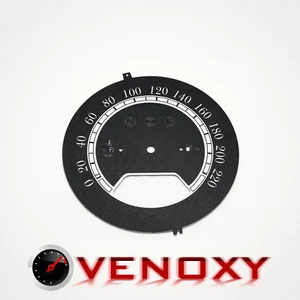 Kawasaki VN 1600 Vulcan Classic KM/H Replacement Black Gauge Faces - Picture 1 of 1