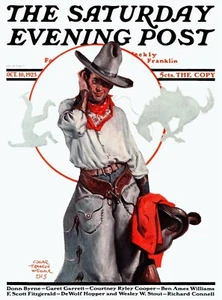Reproducción de portada Giclee Saturday Evening Post 1925 - Imagen 1 de 1