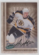 2005-06 Parkhurst Facsimile Auto /100 Andrew Alberts #605 Rookie RC
