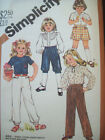 Vintage Simplicity Pattern 5633 PullOn Culottes Knickers Banded Pants Cut Size 5