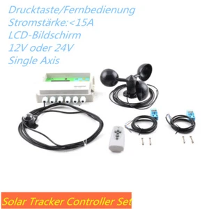 Single Axis Solar Tracker Controller Set Automatic Solar Tracking System LCD Neu - Bild 1 von 12