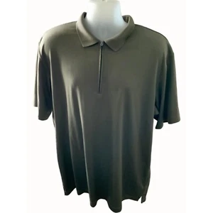Alpine Design quarter zip short sleve polo gray active fit dri logic NEW Mens XL - Picture 1 of 9