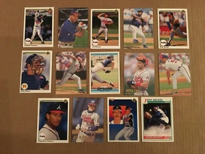 LOTE DE 14 CARTAS ATLANTA BRAVES HOMBRE RC BLAUSER CABRERA MERCKER LOPEZ SMOLTZ - Imagen 1 de 1