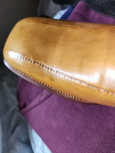SILVANO LATTANZI $3K+BROWNISH/TAN PATINA SHOES/LOAFERS,LAZY MAN/SLIP-ONS BOOTS,9 - Picture 1 of 14