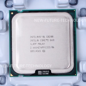 Intel Core 2 Duo E8200 (EU80570PJ0676M) SLAPP Processor CPU 1333/2.66GHz LGA 775 - Picture 1 of 1