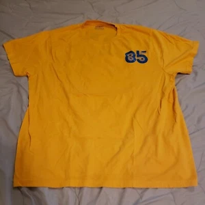 Old Navy 85 Mustard Colored T Shirt XXL 2XL Mario Brothers EUC - Picture 1 of 4