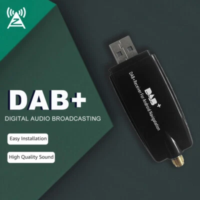 DAB Digital Radio Receiver Box Amplified Aerial antenna Android head unit USB - image 1 of 4