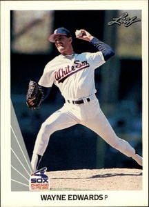1990 Leaf Baseball Card #352 Wayne Edwards Rookie