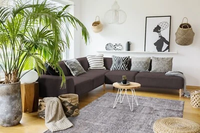 Netline Home Vintage Area Rug Large Modern Washable Runner Mat Floor  Carpet - Image 1 of 4