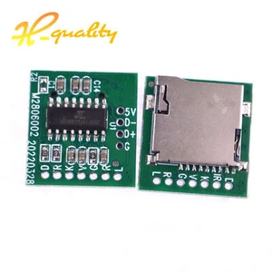 M2801002 TF Card Lossless WAV MP3 Decoder Board Decoding Module 32k-320k - Afbeelding 1 van 5