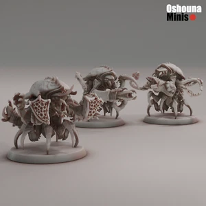 Wargaming Miniatures Deep Hive - 3 Lobster Warriors Oshounminis grimdark OPR - Bild 1 von 7
