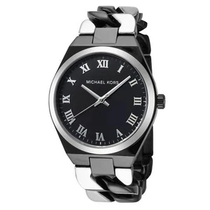 Michael Kors Uhr MK7502 Lennox Bicolor Armband Strap Black Sunray Dial - Bild 1 von 4