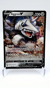 2023 Aggron V 096/172 Swsh09: Brilliant Stars Holo - Picture 1 of 2