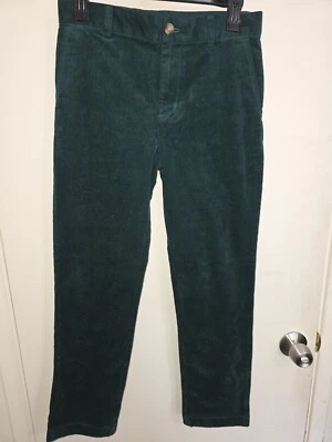 Pantalones rompedores Vineyard Vines para niños talla 16 Charleston verde pana nuevos con etiquetas Foto 1 de 4