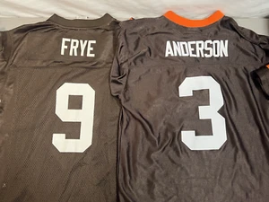 NFL Cleveland Browns Charlie Frye & Derek Anderson QB's 2005-2009 KIDS L (14-16) - Picture 1 of 20