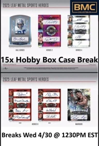 Mel Blount 2025 Leaf Metal Sports Heroes 1x Case Break #12 - Picture 1 of 1