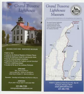 Grand Traverse Lighthouse Michigan Rack Card #1 - Picture 1 of 1