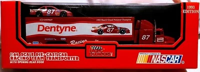 1993 Racing Champions semi Transporter DieCast Cab 1:64 Joe Nemechek #87 Dentyne - Image 1 of 4