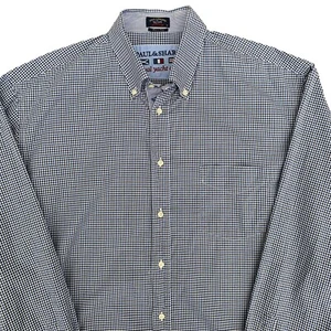 Camisa Paul & Shark Royal Yacht a cuadros manga larga abotonada para hombre talla 46 2XL? - Imagen 1 de 12