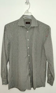 LUCIANO BARBERA LONG SLEEVE DRESS SHIRT ITALY MEN'S SIZE L - Picture 1 of 4