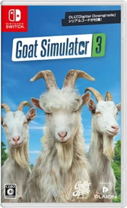 Goat Simulator 3 Unopened SW Nintendo Switch PLAION Action Game Sealed Japan 3 - Picture 1 of 5